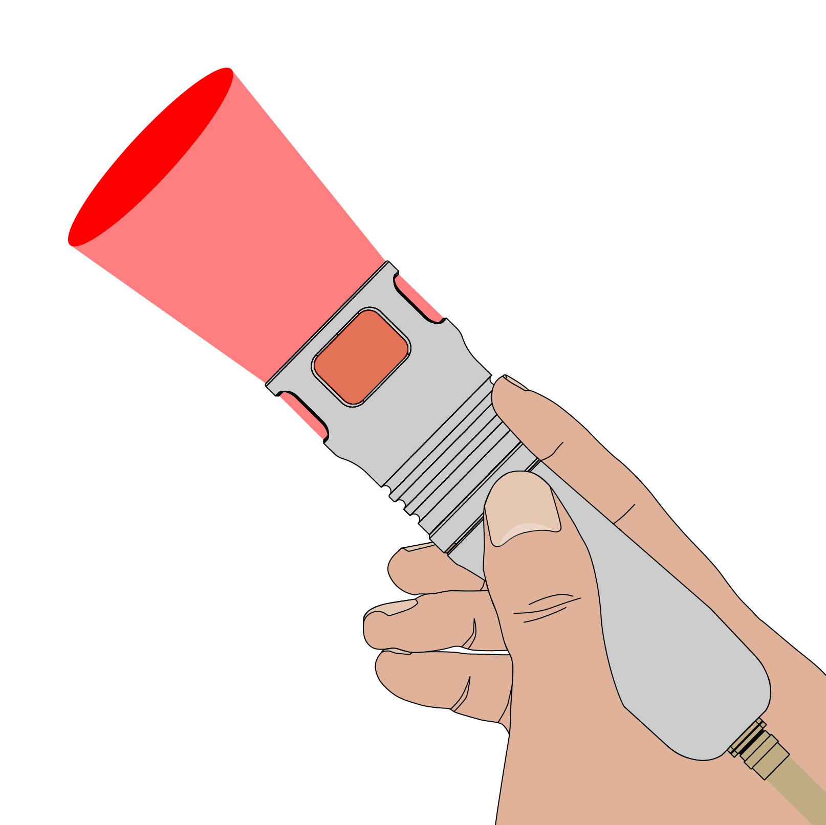 Therapy handpiece matched fiber set